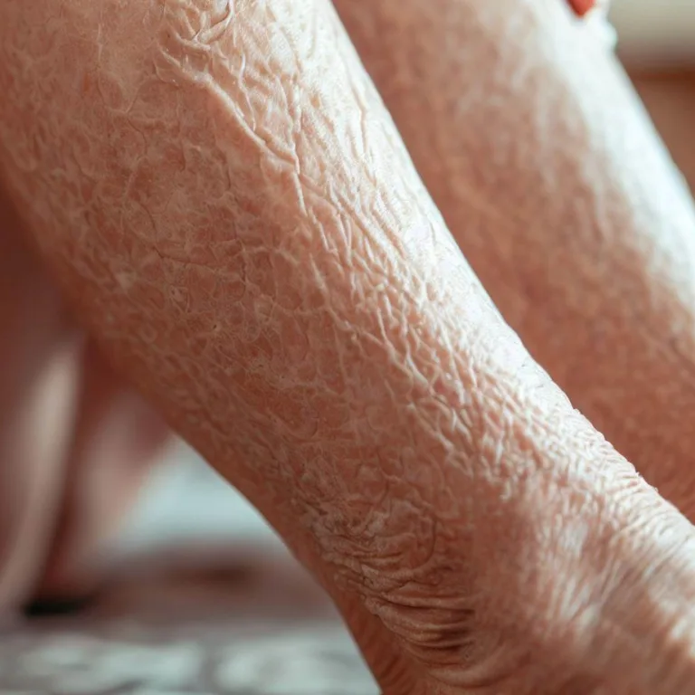 Sucha skóra na nogach u starszych osób