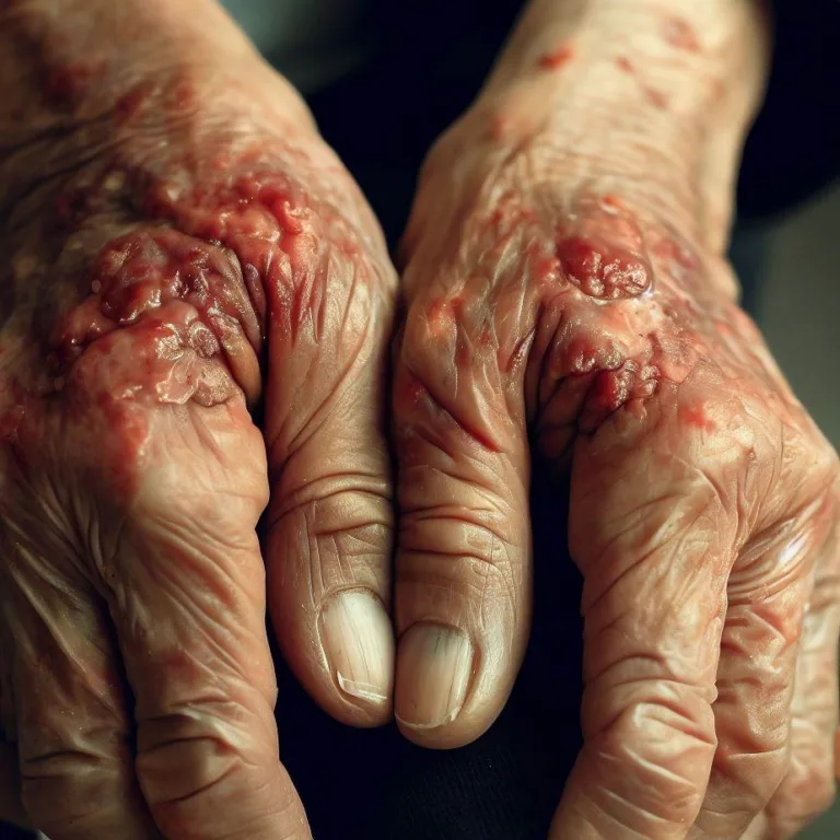 wylewy podskórne na rękach u osób starszych